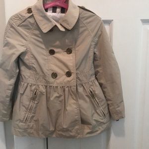 Authentic little girls BURBERRY trench coat